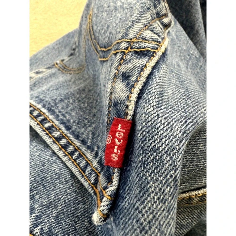 Levi 501 Jeans Mens Size 36x30 Blue Denim 100%Cotton Straight Button Fly Mexico